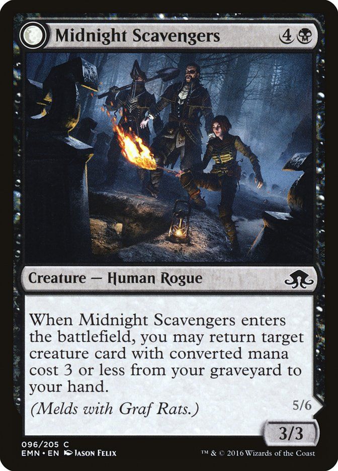 Carta MTG-Midnight Scavengers / Chittering Host-Luna Spettrale-N.096-EN-NM-C