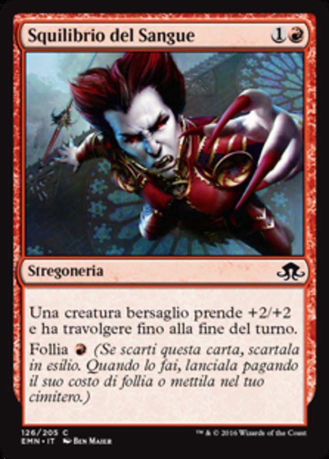 Carta MTG-Squilibrio del Sangue-Luna Spettrale-N.126-ITA-NM-Common