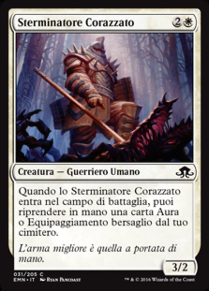 Carta MTG-Sterminatore Corazzato-Luna Spettrale-N.031-ITA-NM-Common
