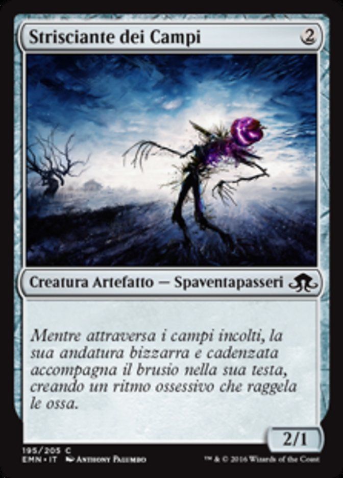 Carta MTG-Strisciante dei Campi-Luna Spettrale-N.195-ITA-NM-Common