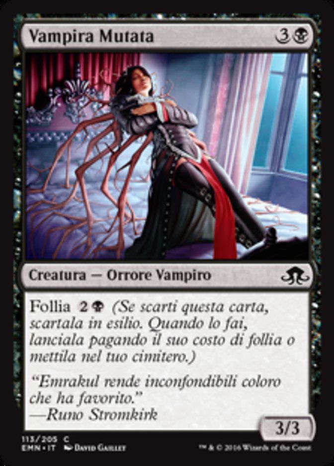 Carta MTG-Vampira Mutata-Luna Spettrale-N.113-ITA-NM-Common