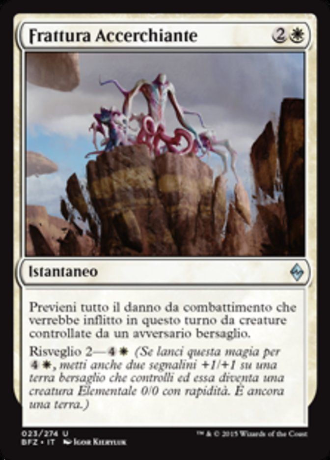 Carta MTG-Frattura Accerchiante-Battaglia per Zendikar-N.023-ITA-EX-Uncommon
