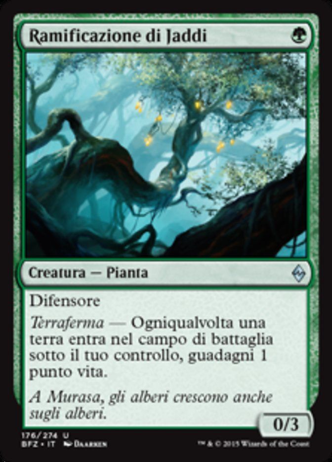 Carta MTG-Ramificazione di Jaddi-Battaglia per Zendikar-N.176-ITA-EX-Uncommon