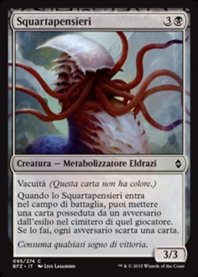 Carta MTG-Squartapensieri-Battaglia per Zendikar-N.095-ITA-EX-Common