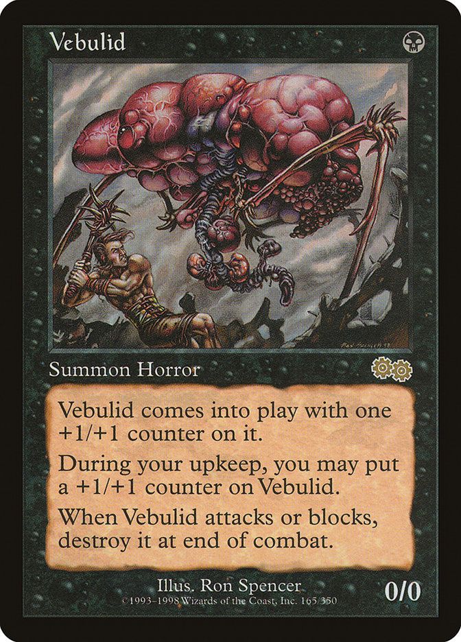 Carta MTG-Vebulid-Saga di Urza-N.165-EN-EX-Rare