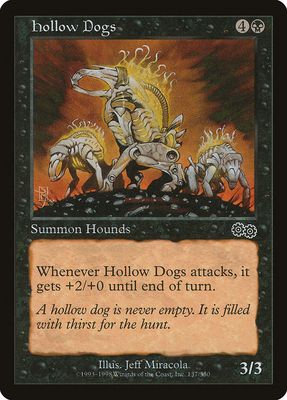 Carta MTG-Hollow Dogs-Saga di Urza-N.137-EN-LP-Common
