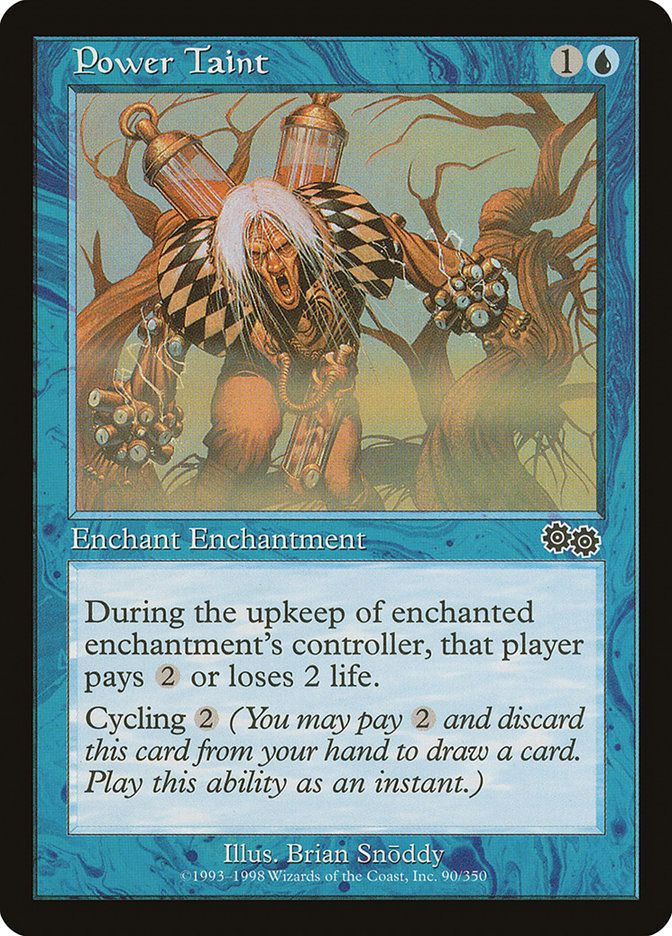 Carta MTG-Power Taint -Saga di Urza-N.090-EN-Good-Common
