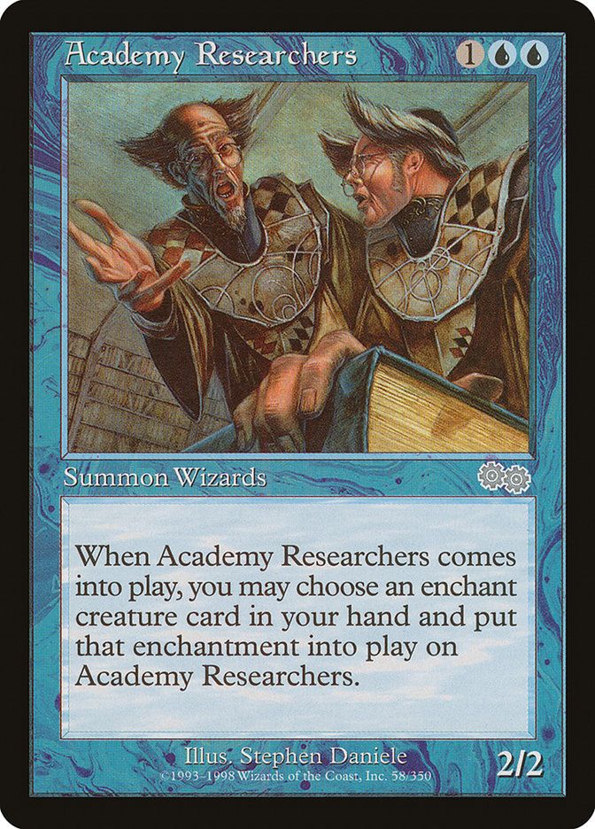 Carta MTG-Academy Researchers-Saga di Urza-N.058-EN-Good-Uncommon