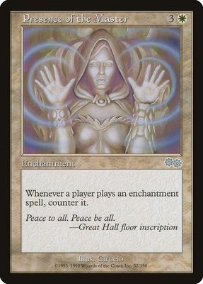 Carta MTG-Presenza del Maestro-Saga di Urza-N.032-ITA-EX-Uncommon