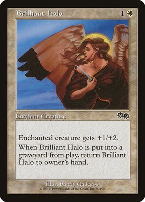 Carta MTG-Brilliant Halo-Saga di Urza-N.005-EN-EX-Common Carta MTG-Brilliant Halo-Saga di Urza-N.005-EN-EX-Common