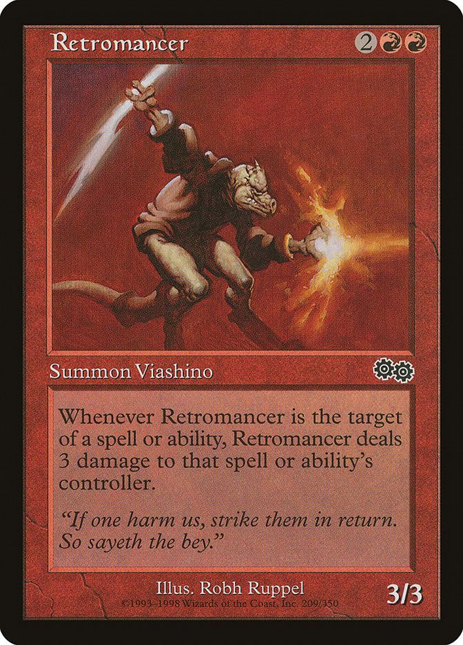 Carta MTG-Retromancer-Saga di Urza-N.209-EN-Good-Common