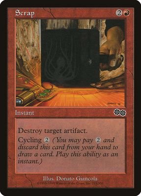 Carta MTG-Rottame-Saga di Urza-N.213-ITA-EX-Common