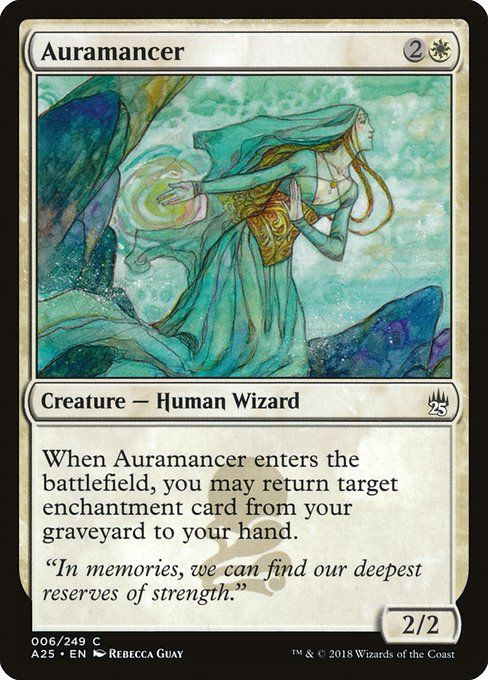 Carta MTG-Auramancer-Masters 25-6-EN-NM-C Foil