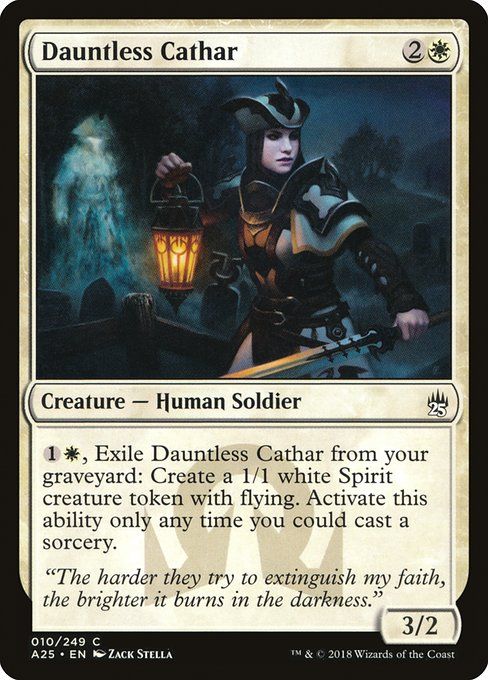 Carta MTG-Dauntless Cathar-Masters 25-10-EN-NM-C