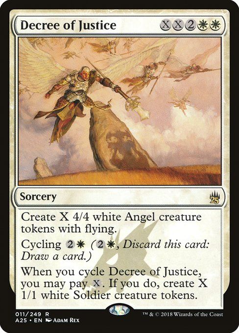 Carta MTG-Decree of Justice-Masters 25-11-EN-NM-R