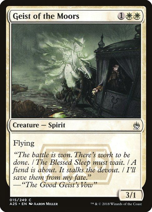 Carta MTG-Geist of the Moors-Masters 25-15-EN-NM-C
