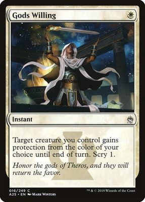 Carta MTG-Gods Willing-Masters 25-16-EN-NM-C Foil