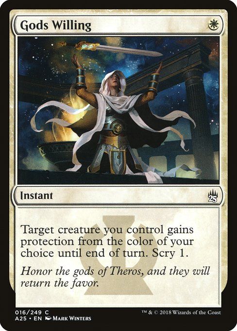 Carta MTG-Gods Willing-Masters 25-16-EN-NM-C Foil