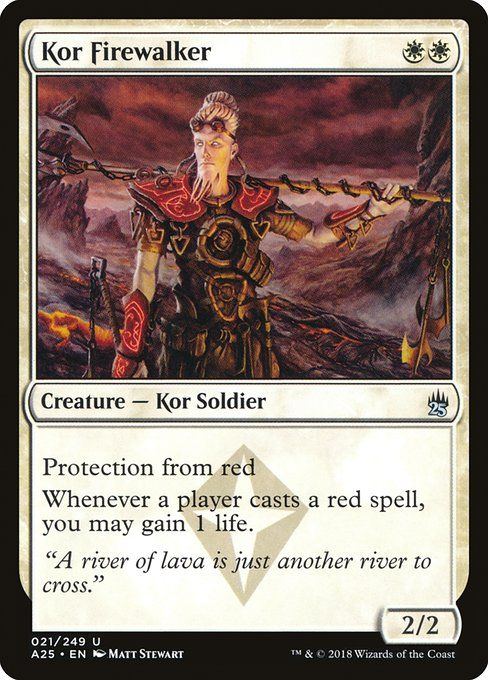 Carta MTG-Kor Firewalker-Masters 25-21-EN-NM-U