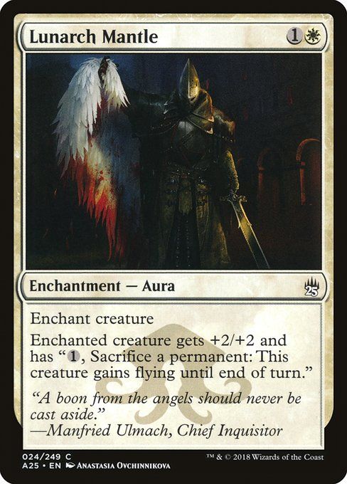 Carta MTG-Lunarch Mantle-Masters 25-24-EN-NM-C Foil