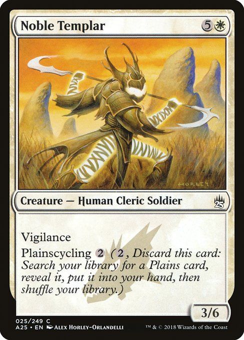 Carta MTG-Noble Templar-Masters 25-25-EN-NM-C Foil