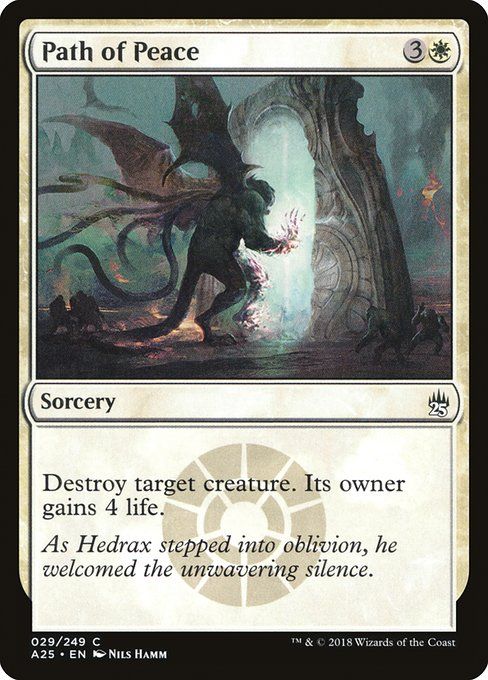 Carta MTG-Path of Peace-Masters 25-29-EN-NM-C