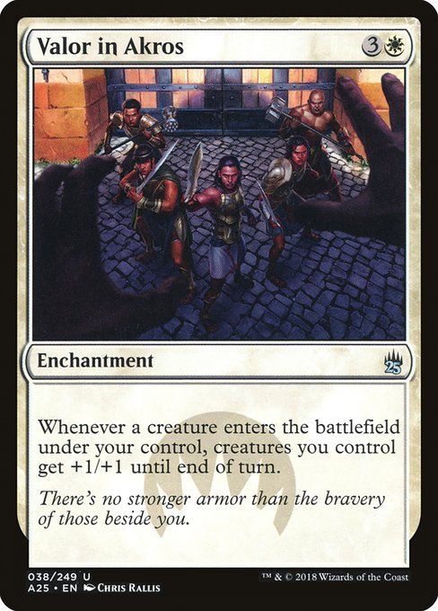 Carta MTG-Valor in Akros-Masters 25-38-EN-NM-U