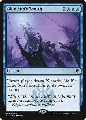 Carta MTG-Blue Sun's Zenith-Masters 25-44-EN-NM-R
