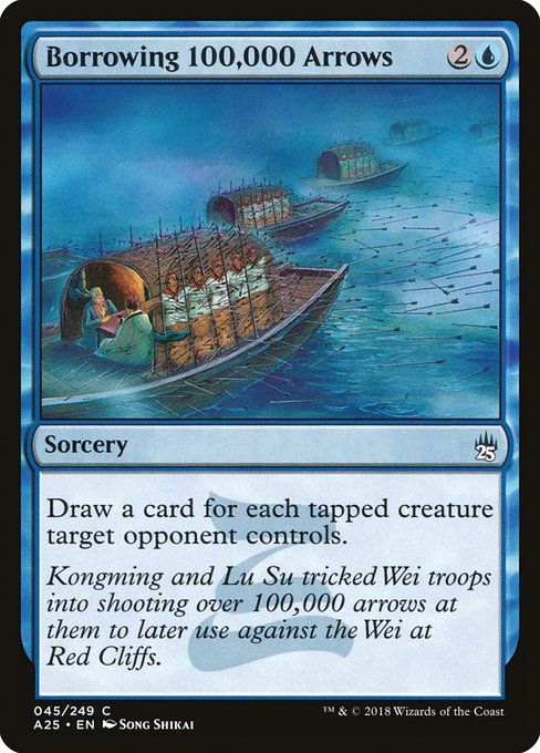 Carta MTG-Borrowing 100,000 Arrows-Masters 25-45-EN-NM-C