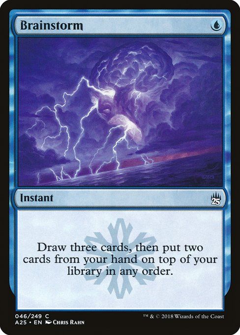Carta MTG-Brainstorm-Masters 25-46-EN-NM-C