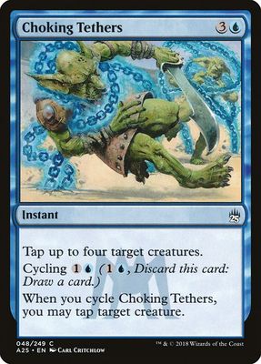 Carta MTG-Choking Tethers-Masters 25-48-EN-NM-C Foil