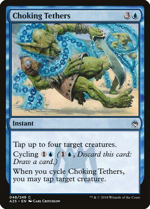 Carta MTG-Choking Tethers-Masters 25-48-EN-NM-C Foil