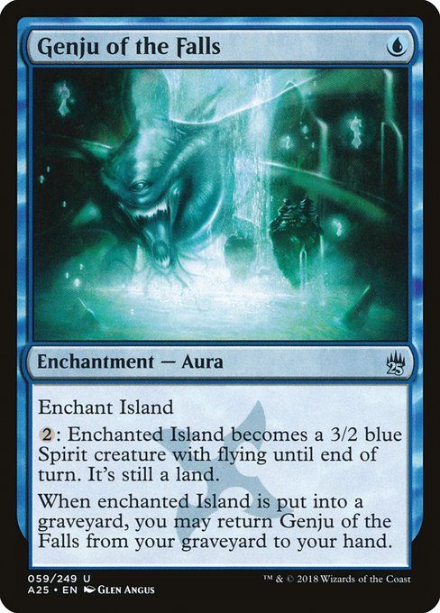 Carta MTG-Genju of the Falls-Masters 25-59-EN-NM-U