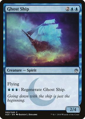 Carta MTG-Ghost Ship-Masters 25-60-EN-NM-C Carta MTG-Ghost Ship-Masters 25-60-EN-NM-C