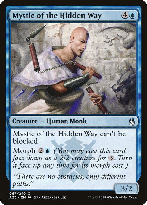 Carta MTG-Mystic of the Hidden Way-Masters 25-67-EN-NM-C