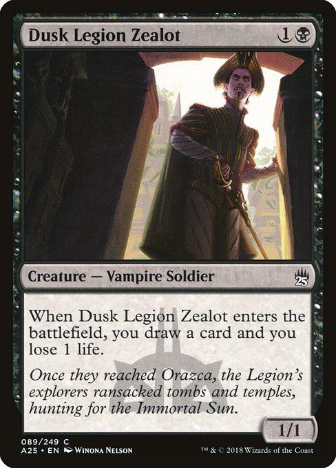Carta MTG-Dusk Legion Zealot-Masters 25-89-EN-NM-C