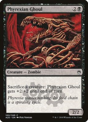 Carta MTG-Phyrexian Ghoul-Masters 25-100-EN-NM-C Foil Carta MTG-Phyrexian Ghoul-Masters 25-100-EN-NM-C Foil