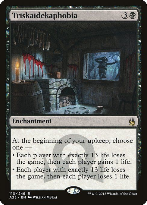 Carta MTG-Triskaidekaphobia-Masters 25-110-EN-NM-R