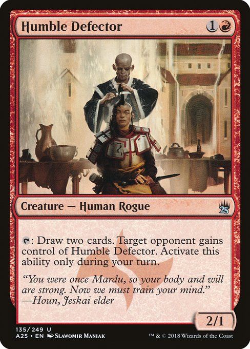 Carta MTG-Humble Defector-Masters 25-135-EN-NM-U