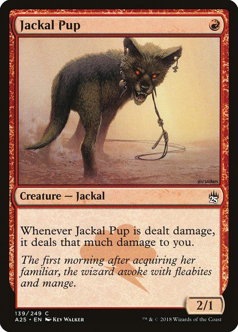 Carta MTG-Jackal Pup-Masters 25-139-EN-NM-C