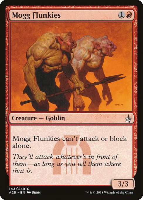 Carta MTG-Mogg Flunkies-Masters 25-143-EN-NM-C
