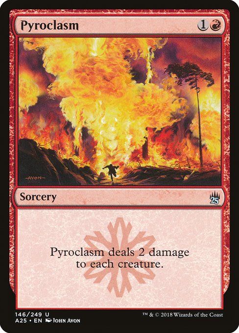 Carta MTG-Pyroclasm-Masters 25-146-EN-NM-U