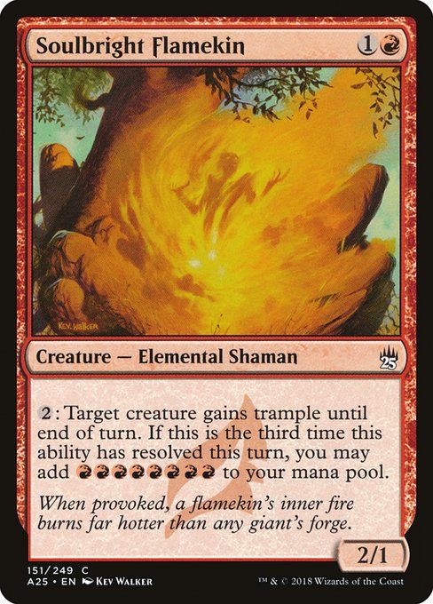 Carta MTG-Soulbright Flamekin-Masters 25-151-EN-NM-C