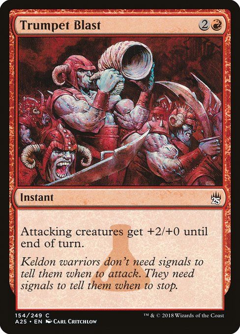 Carta MTG-Trumpet Blast-Masters 25-154-EN-NM-C