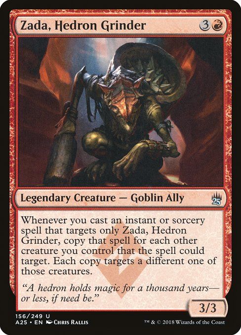 Carta MTG-Zada, Hedron Grinder-Masters 25-156-EN-NM-U
