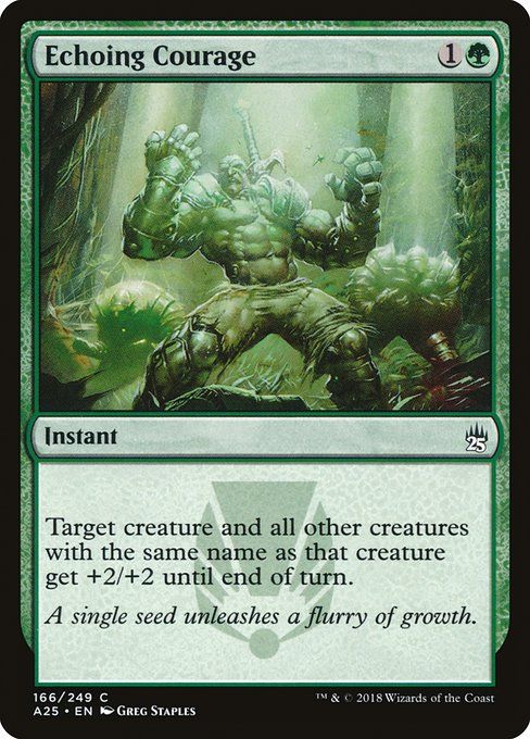 Carta MTG-Echoing Courage-Masters 25-166-EN-NM-C