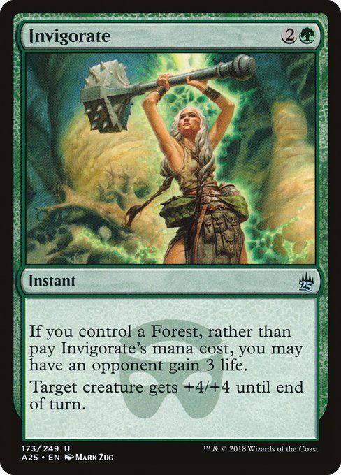 Carta MTG-Invigorate-Masters 25-173-EN-NM-U