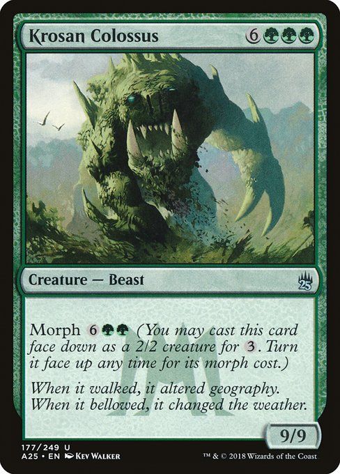 Carta MTG-Krosan Colossus-Masters 25-177-EN-NM-U