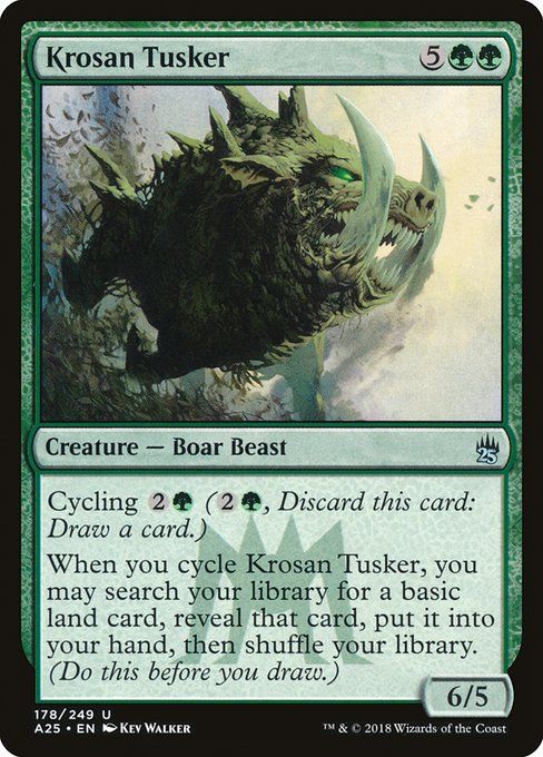 Carta MTG-Krosan Tusker-Masters 25-178-EN-NM-U