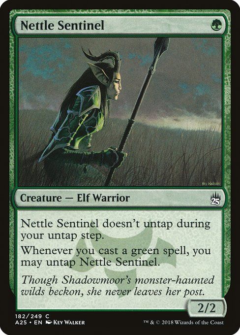 Carta MTG-Nettle Sentinel-Masters 25-182-EN-NM-C